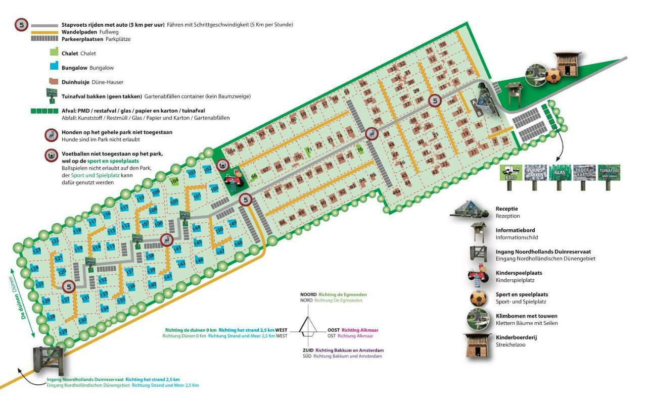 אחמונד-בינן Appartementen - Bungalowpark Mooyeveld - Uniek Gelegen In De Duinen! מראה חיצוני תמונה